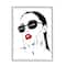 Stupell Industries I Don’t Care Shades Glam Fashion Female Portrait Framed Wall Art